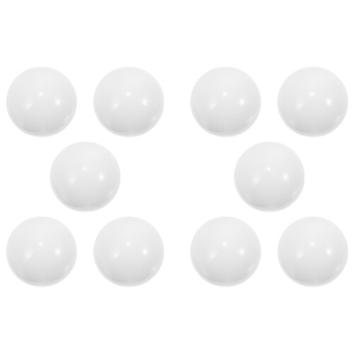 50Pcs Versatile White Acrylic Wheel Beads for Game and Party Use 1