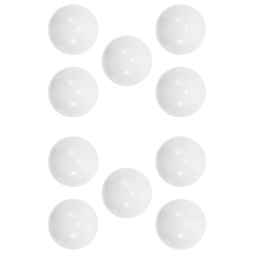 50Pcs Versatile White Acrylic Wheel Beads for Game and Party Use 2