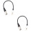 2pcs Speaker Cable Amp Cable Audio Cable 4k Speakers Flat 6