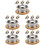 20Pcs Silver Stainless Steel Tea Jar and Pitcher Replacement Lids 7