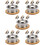 20Pcs Silver Stainless Steel Tea Jar and Pitcher Replacement Lids 9