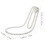 3Pcs White Iron Wine Rack Floating Wine Storage for Home Decor 10
