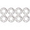 8 Pcs Universal Wheel Aluminum Alloy 3