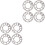 8 Pcs Universal Wheel Aluminum Alloy 4