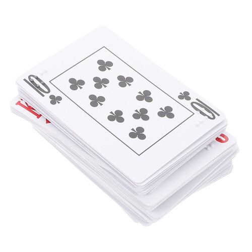 3Pcs Blind-Friendly Braille Playing Cards Large Deck Multi-Color Paper 1