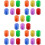600Pcs Colored Plastic Chips Counters for Game and Learning 5