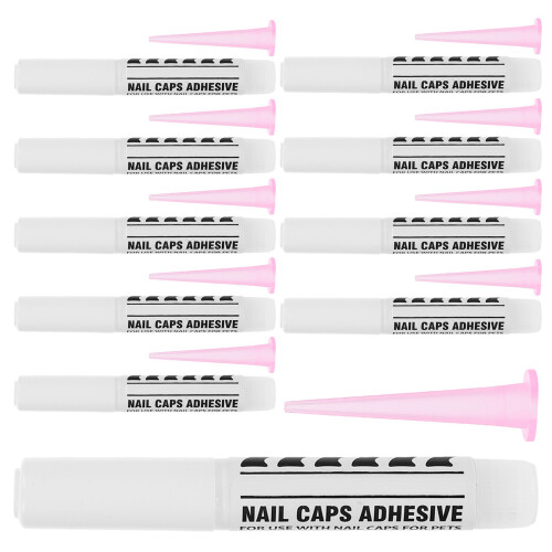 40Pcs Pet Nail Accessories White Glue Adhesive for Cat Dog Nails 2
