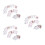 3Pcs Blind-Friendly Braille Playing Cards Large Deck Multi-Color Paper 5