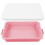 2Pièces Bac À Sable Rose Compact En Résistant Pour Jouets 3
