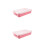 2Pièces Bac À Sable Rose Compact En Résistant Pour Jouets 7
