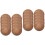 20Pcs Natural Wood Grain Paper Party Dinner 5