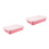 2Pièces Bac À Sable Rose Compact En Résistant Pour Jouets 8