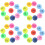 40Pcs Portable Plastic Numbered Balls for Party Activities and Games 5