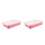 2Pièces Bac À Sable Rose Compact En Résistant Pour Jouets 9