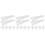 18Pcs White DIY Blank Sashes Versatile Party and Wedding Accessories 5