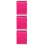 3Pcs Rosy Iron Letter Box Wall Mounted Retro Mailbox for Modern Home 4