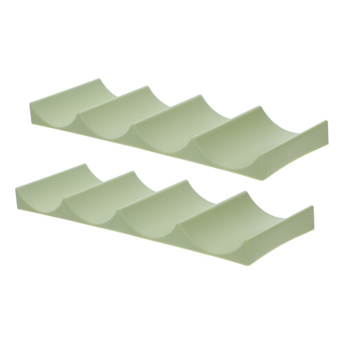 8Pcs Space-Saving Green Wine Holder for Fridge Table and Cabinet 1