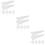 18Pcs White DIY Blank Sashes Versatile Party and Wedding Accessories 10