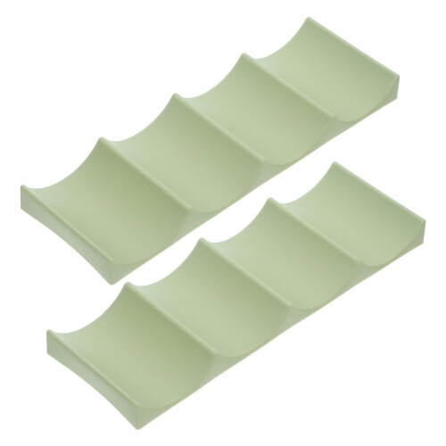 8Pcs Space-Saving Green Wine Holder for Fridge Table and Cabinet 2