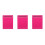 3Pcs Rosy Iron Letter Box Wall Mounted Retro Mailbox for Modern Home 7