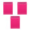 3Pcs Rosy Iron Letter Box Wall Mounted Retro Mailbox for Modern Home 8
