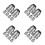 24Pcs Durable Grey Iron Wedges for Handle Hammer Tool Accessories 5