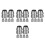24Pcs Durable Grey Iron Wedges for Handle Hammer Tool Accessories 9