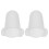 10Pcs White Silicone Piping Tip Protection Covers for Cake Decorating 2