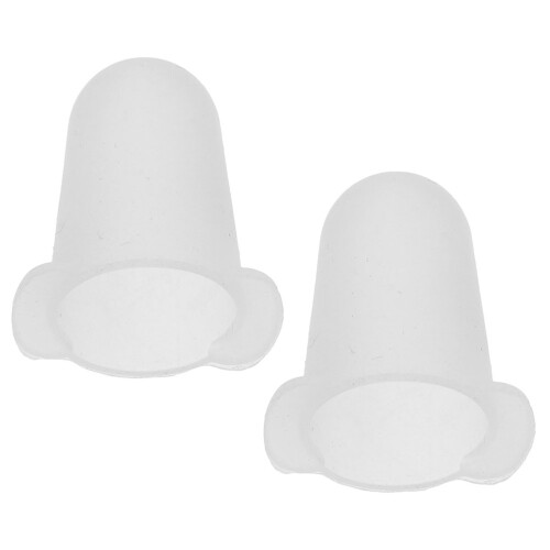10Pcs White Silicone Piping Tip Protection Covers for Cake Decorating 2