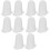 10Pcs White Silicone Piping Tip Protection Covers for Cake Decorating 8