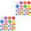 80Pcs Multipurpose Plastic Sphere Game Balls Colored DIY Balls 3