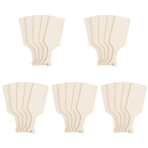 25Pièces Planches À Découper Bois Pour Crafts Décoration Intérieure