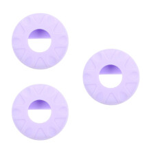 3Pcs Durable Lavender Silicone Protective Tracer Sleeve with Pin