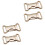 4Pièces Boucles Métal Accessoire Ceinture Sac Élégant Résistant 3