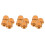 12Pièces Boutons Volume Ampli Confort Plastique Transparent 5