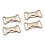 4Pièces Boucles Métal Accessoire Ceinture Sac Élégant Résistant 4
