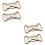 4Pièces Boucles Métal Accessoire Ceinture Sac Élégant Résistant 6