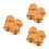 12Pièces Boutons Volume Ampli Confort Plastique Transparent 8