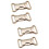 4Pièces Boucles Métal Accessoire Ceinture Sac Élégant Résistant 7