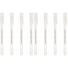 8Pcs White Glue Pens Quick-Drying Pen-Shaped Craft Adhesives for Kids