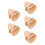5Ensembles Oreilles Chat Casque Accessoires Décor Beige 1