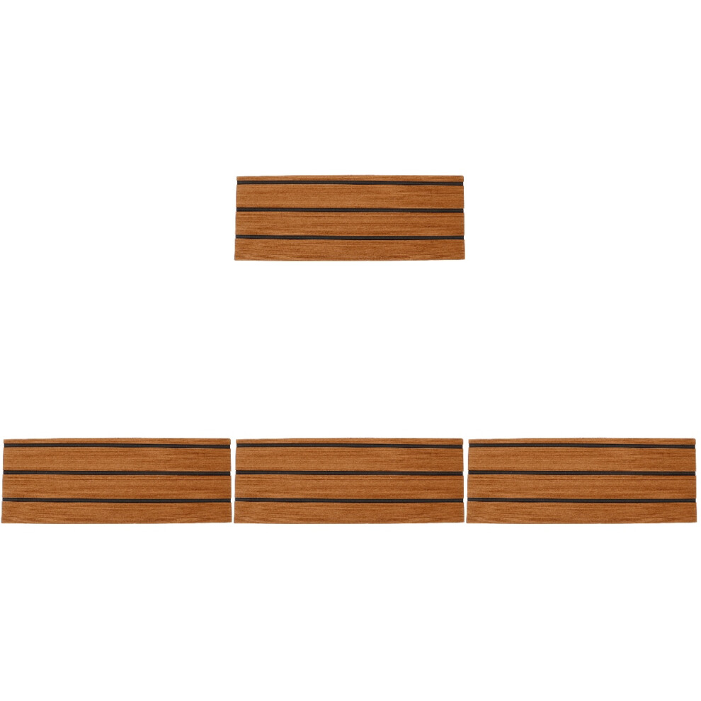 4Pcs Eva Rv Step Covers Durable Camper Stair Accessories Light/Brown 3713122711644