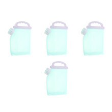 4Pcs Reusable Multi-Color Microwave Steam Bags Silicone Food Container
