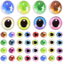 100Pièces Globes Oculaires Artificiels Colorés En Cristal Pour Loisirs