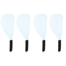 4Pcs Blue Haircut Shield Protective Hair Spray Face Cover for Salon