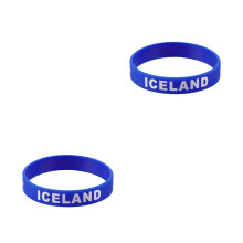 12Pcs Comfortable Silicone Country Sports Wristbands