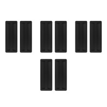 8Pcs Silicone Toaster Lid Cover Black 2 Slice Kitchen Use