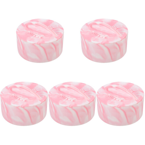 5Pcs Coffee Filter Basket Silicone Case Break-Resistant Pink Holder