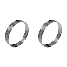2St Stainless Steel Cake Ring Voor Taarten En Desserts