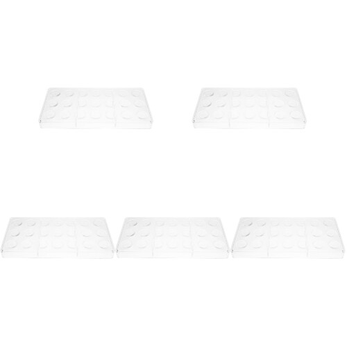 5Pcs Transparent PP Chocolate Mold Multi-Cave Kitchen DIY Baking Tray